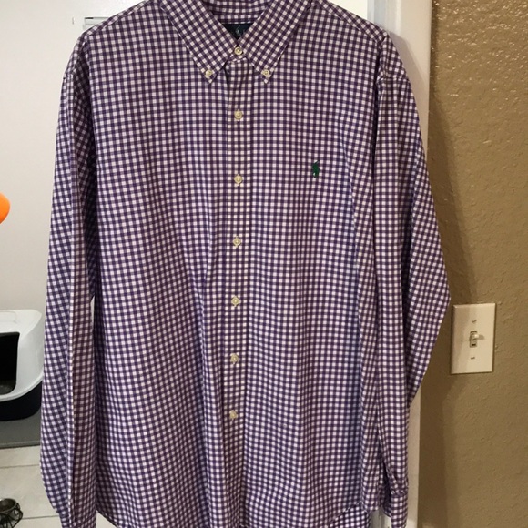 Men’s Polo RL button down custom fit shirt. - Picture 2 of 3